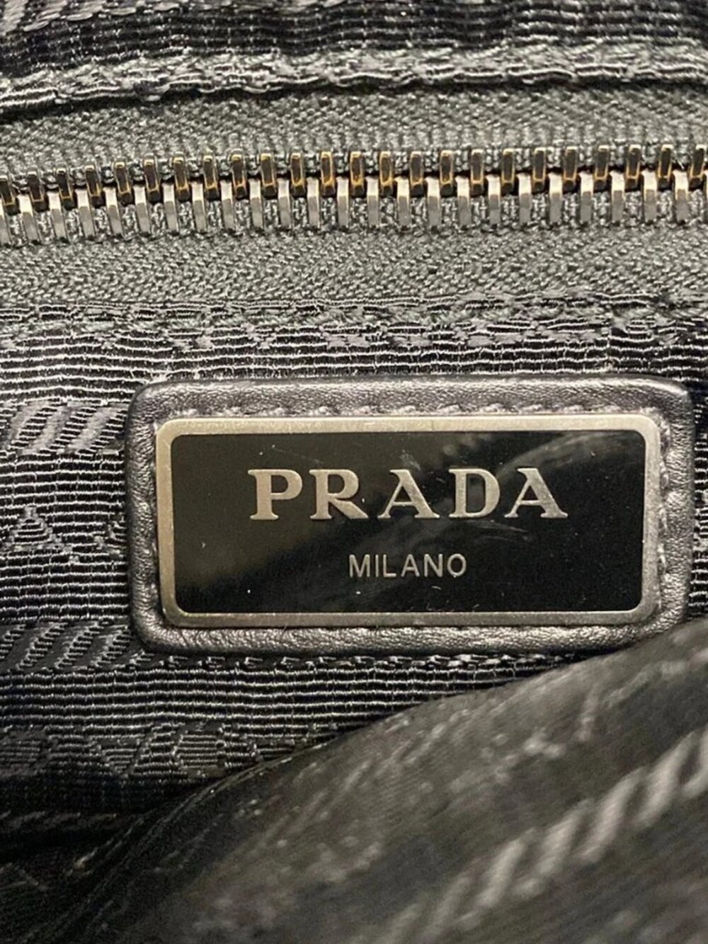 PRADA Black Leather Shoulder Bag - Picture 8 of 15